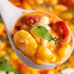 Creamy Tomato Gnocchi served in the spatula