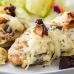 keto crack chicken on the plate