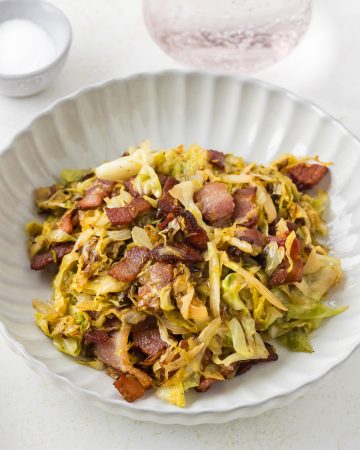 Fried Cabbage with Bacon