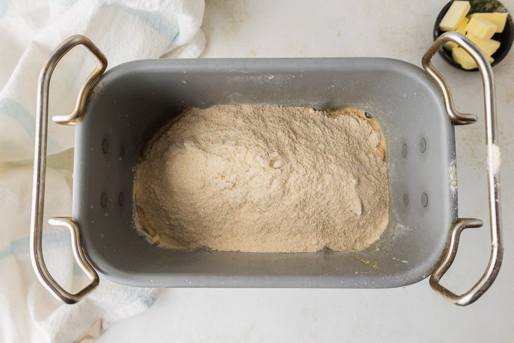 flour in the zojirushi machine