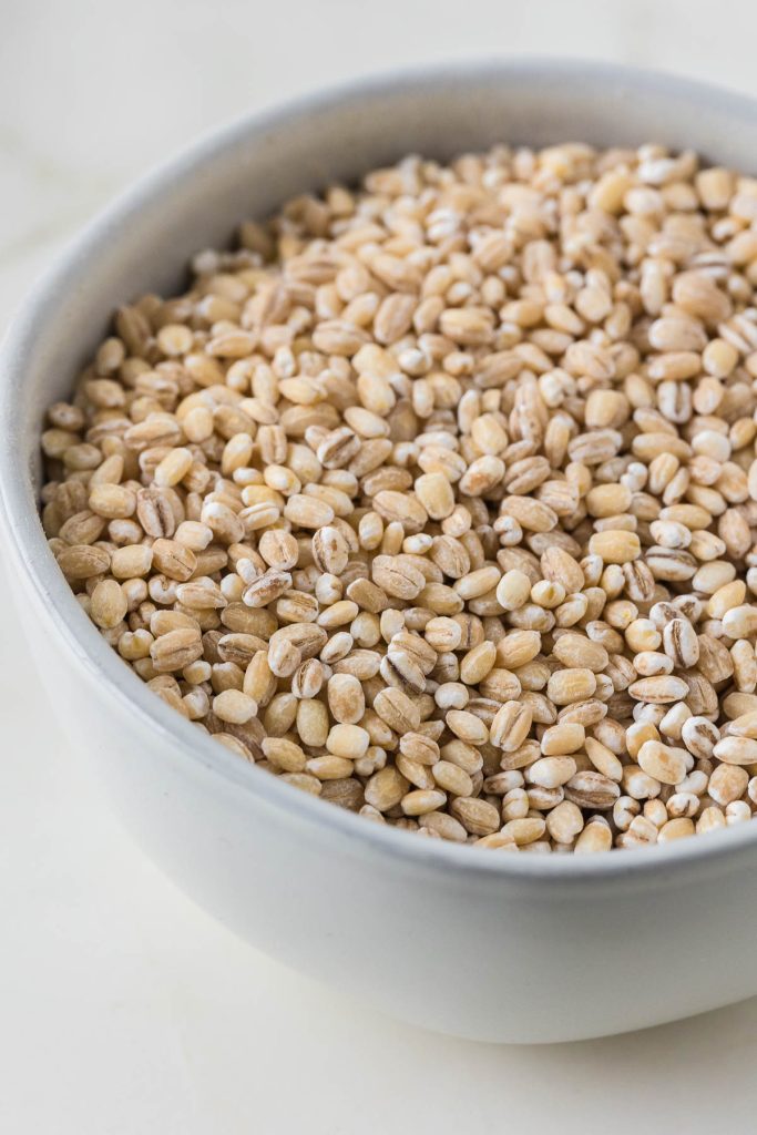 Barley kernels in the ball