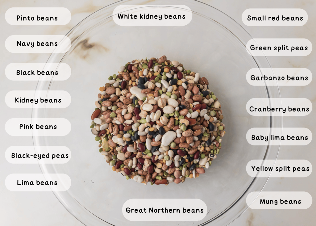 16 beans in 16 bean mix