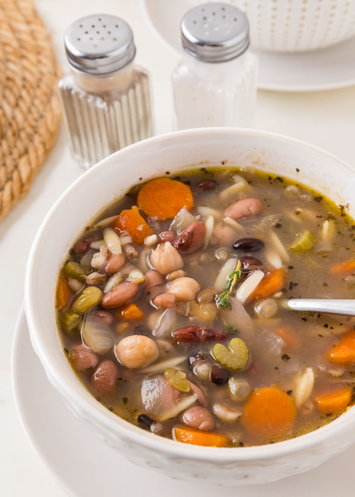 bowl of bean soup