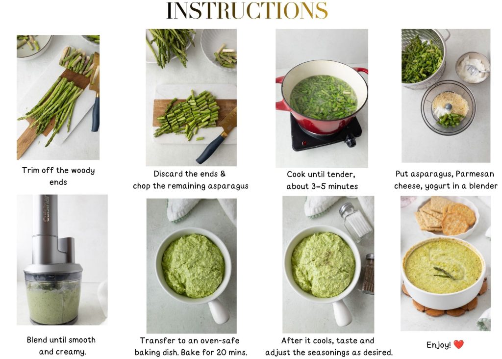 Instructions for how to make Baked Asparagus