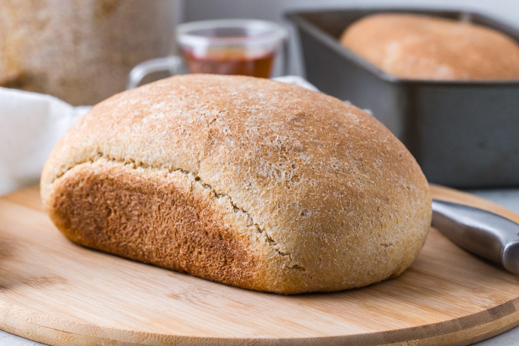 Yeast Bread on the cutting board